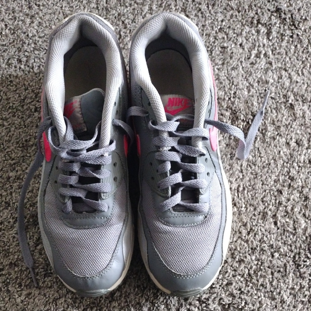 Nike Gray and Pink Athletic Shoes